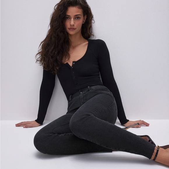 Good American Good Legs Skinny Jeans black 184 - Picture 11 of 11